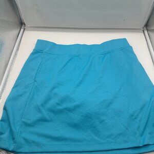 EUC Callaway Womens Golf Skort Shorts Skirt Apti Dri Active Performance Blue XL